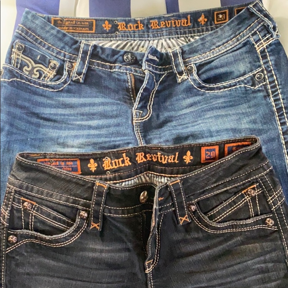 Rock revival bootcut jeans